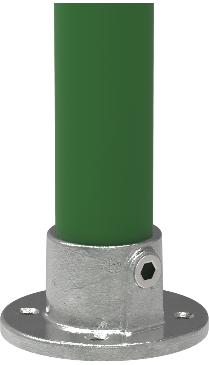 Rohrverbinder - Wandbefestigung rund - 131 - 21-3 mm - 60-3 mm - 1-2- - 2- - Feuerverzinkt u. Elektrogalvanisiert-131
