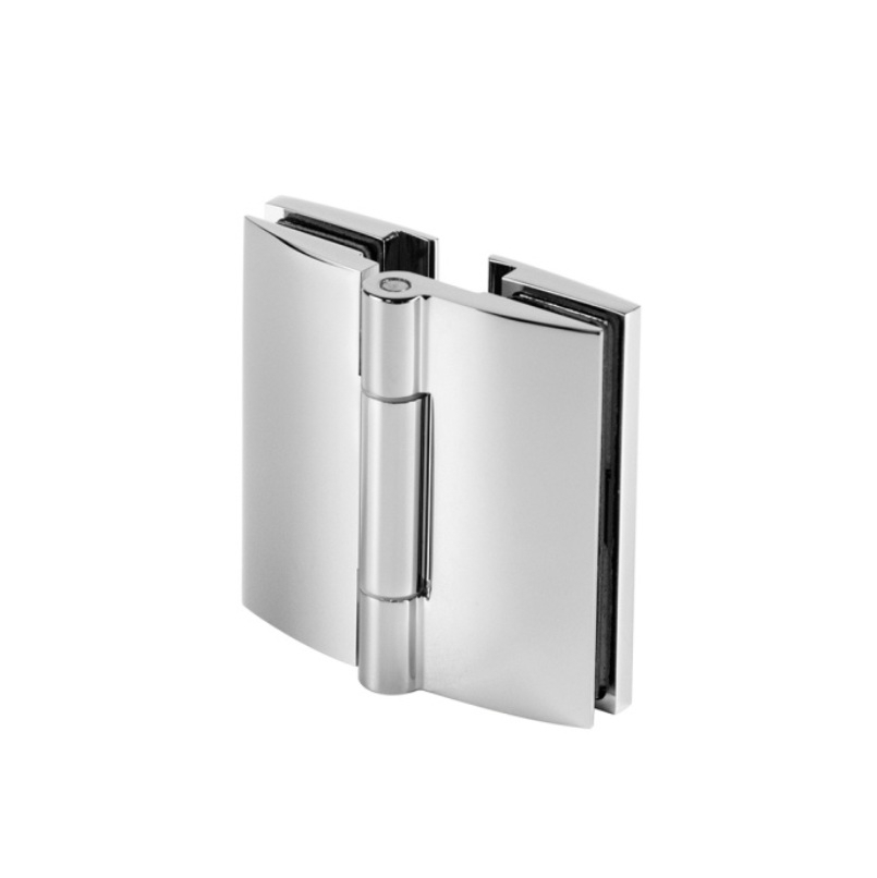 Glastuerscharnier Messing glanz fuer Glas 8-12 mm- - 90° Oeffnung-89-11GSMSDB90602PCR-A.4