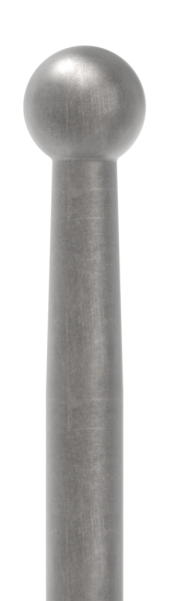 Zaunstab - Laenge- 1020 mm - Material Ø 12 mm - Kugel Ø 19 mm - Stahl S235JR- roh-30-1226.8