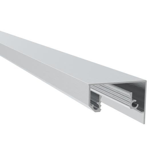 Abdeckleiste Aluminium 2500 mm Satin-ELOX fuer Oberholmprofil-89-11AL00262500SE-A.4