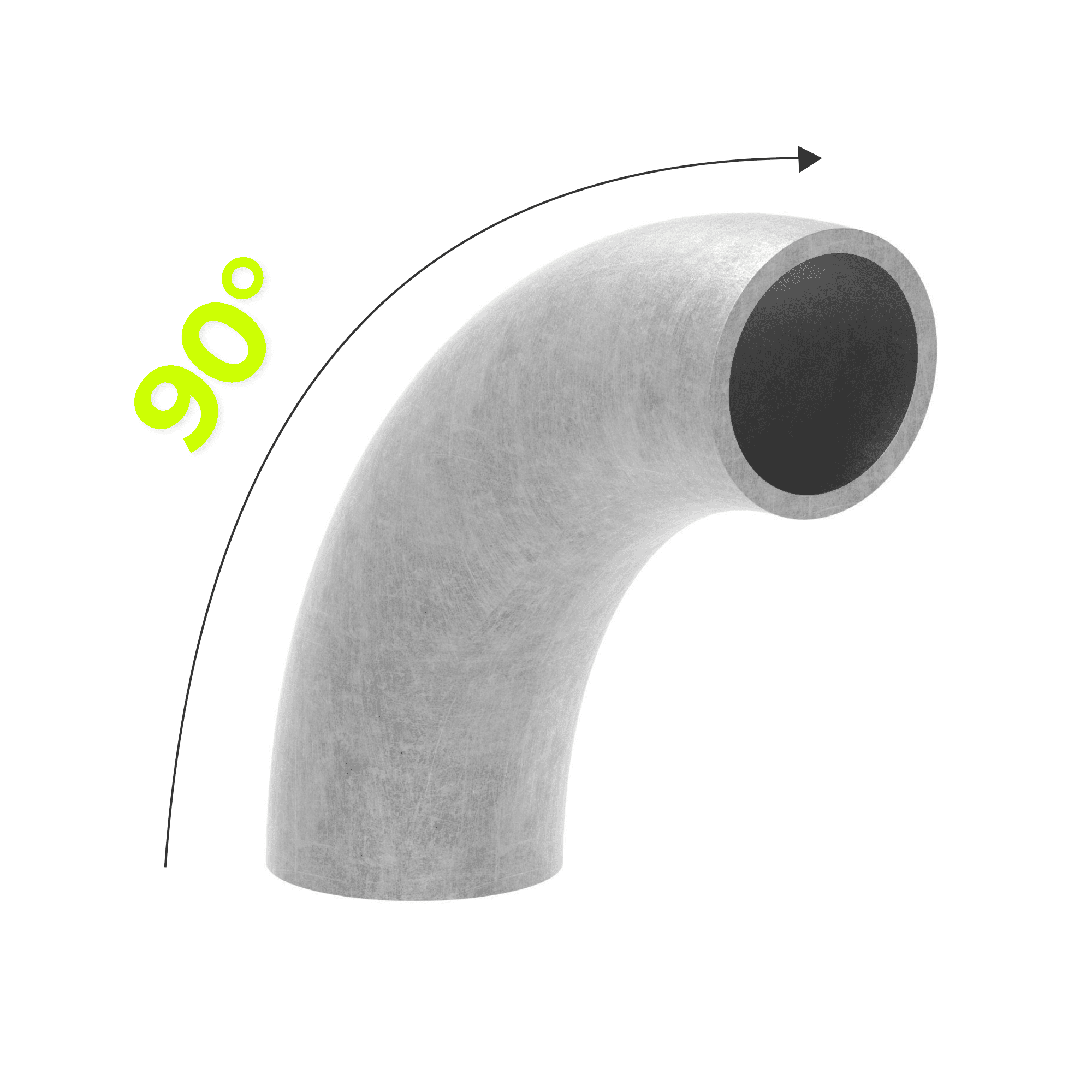 Kolana rurowe 90° typu 5 | Duży promień