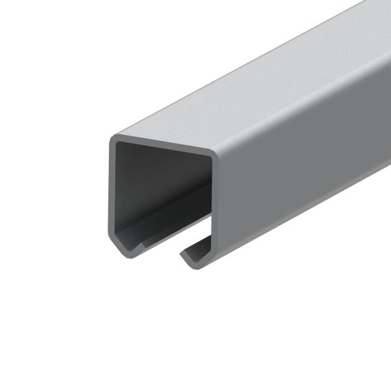 Laufschiene Stahl verzinkt 57 x 67 x 3 mm L=3000 mm fuer Haengeschiebetore-89-11H1857X67ZN3000-A.4