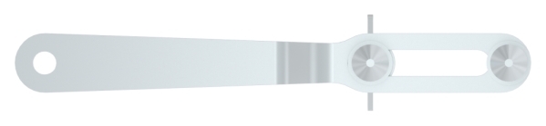 Einstellschluessel V2A 11-5-38-5 mm fuer Glasschiebetuer-88-1160832.240