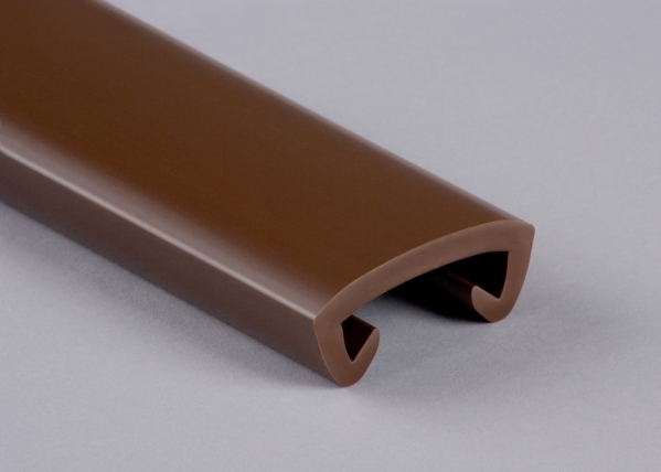 Kunststoffhandlauf Kunststoff 40 x 8 mm tiefbraun Rolle 25 m-88-11C408.028