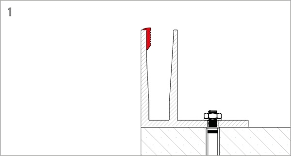 Alu-Profil - MASSIV2 - Laenge- 6000 mm - seitliche Montage - Aluminium-12-2200.6