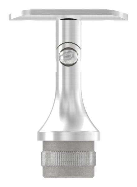 Stuetze mit Gelenk und Halteplatte fuer Rundrohr V2A-12-2155.4