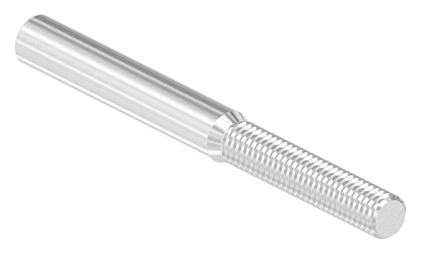 Gewindeterminal mit Aussengewinde - Rechtsgewinde - Fuer Seil von Ø 4 mm -V2A-11-2961.4