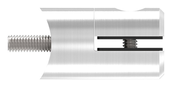 Blechhalter V2A Ø 25 mm- Rohr 42-4 mm- Blech 1-5-4 mm-12-2102.4
