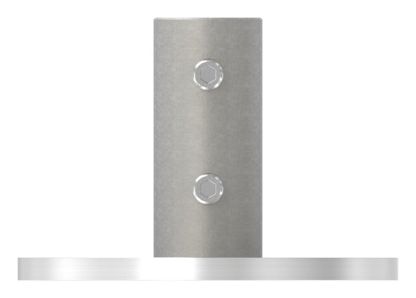 Wand- und Bodenanker Masse- Ø 100x6 mm fuer Rundrohr Ø 33-7x2-5 mm -V2A-11-3011.4