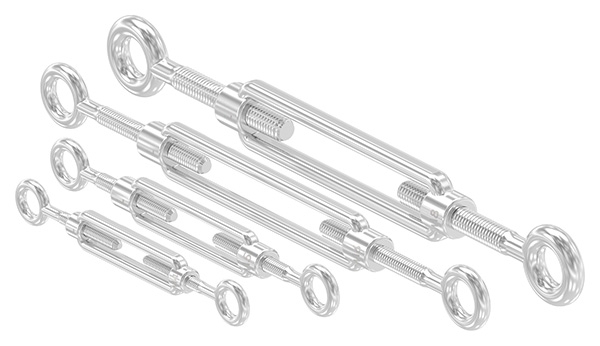 Spannschloss - M4 - Oese-Oese - mit Links-Rechtsgewinde - V4A-11-2896.1