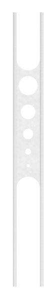 Designstab Edelstahl V2A Ø 12 mm L = 950 mm geschliffen Korn 240-88-1156117.240