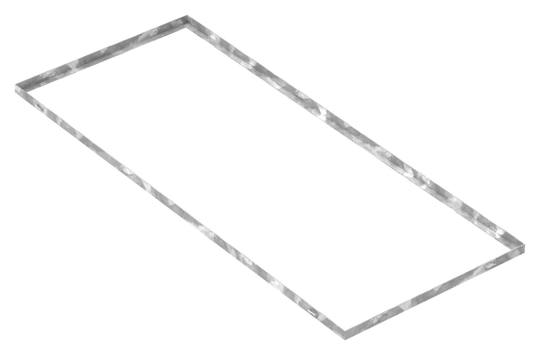 Zarge - Masse- 500x1200x23 mm - fuer Rosthoehe 20 mm - aus S235JR -St37-2- feuerverzinkt-23-5012020.7