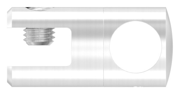 Querstab-Plattenhalter V2A Edelstahl Ø 25 mm – fuer Rundstaebe 16 mm inkl- Schrauben-11-1671.4