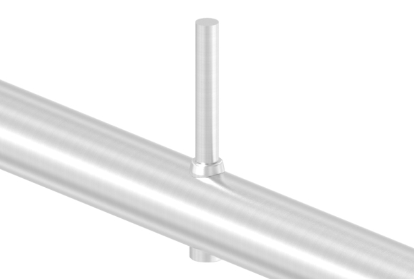 Ausgleichsstueck Edelstahl V2A Ø 33-7 mm- Ø 18 mm- Bohrung Ø 7 mm- geschliffen-88-1151340-240.33