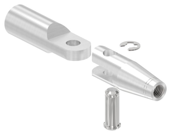Gelenk Punkthalter Edelstahl V2A M10 Gewinde fuer Zugstangen-88-1150640-240-GL.L