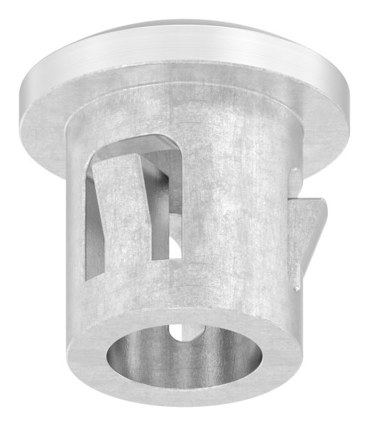 Endkappe V4A Edelstahl fuer Rohr Ø 12 mm- Wand 1-0 mm- gewoelbt zum Einschlagen-11-4100.1