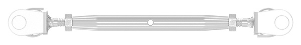 Wantenspanner - Gabel-Gabel - Gewinde M4 - V4A-11-2889.1