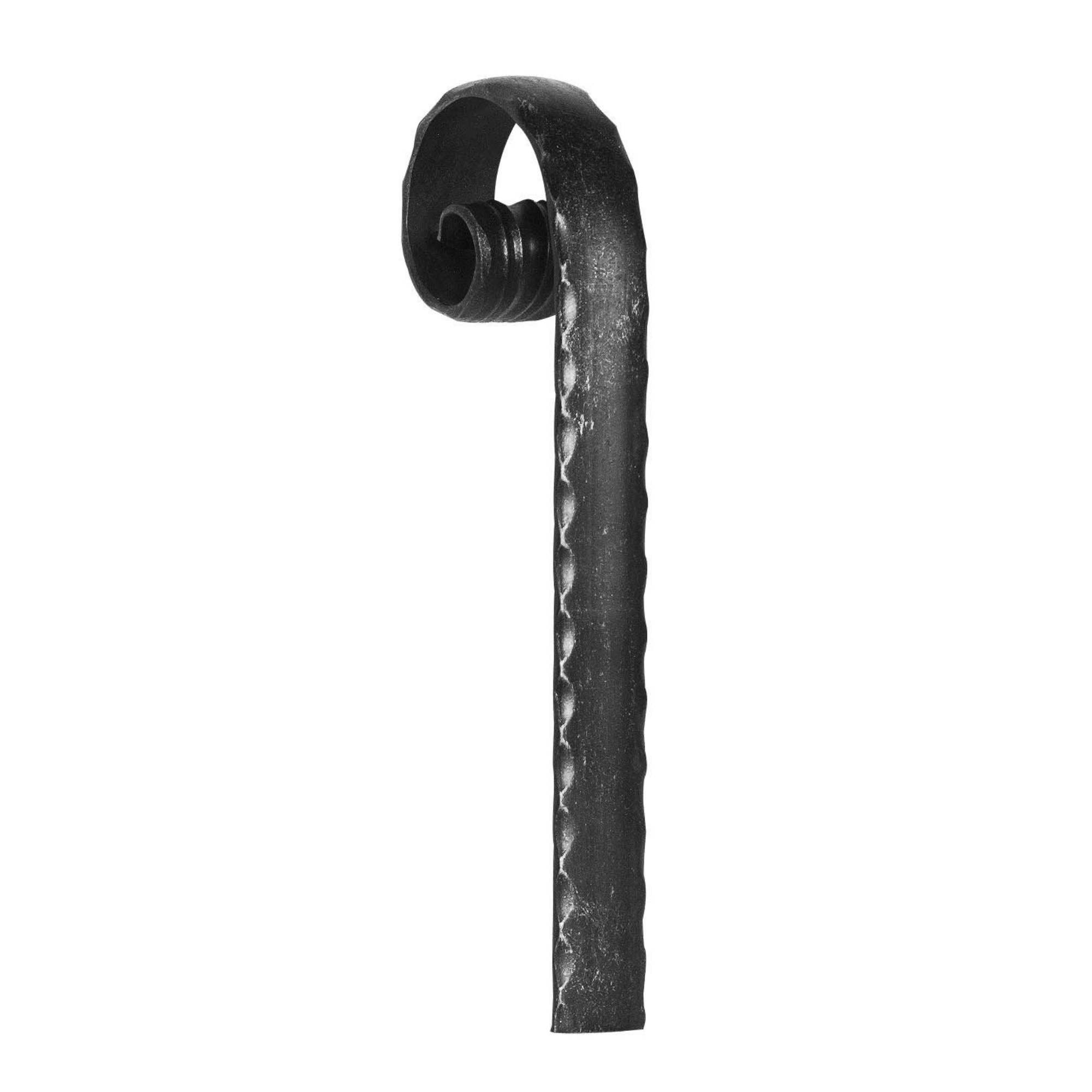 Handlauf-Endstueck 40x8 mm Kanten gehaemmert Stahl S235JR schweissbar-30-1451.8