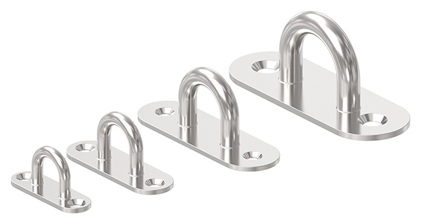 Befestigungsoese oval Edelstahl V4A 10 mm Rundeisen mit 2 Bohrungen-88.11100074010
