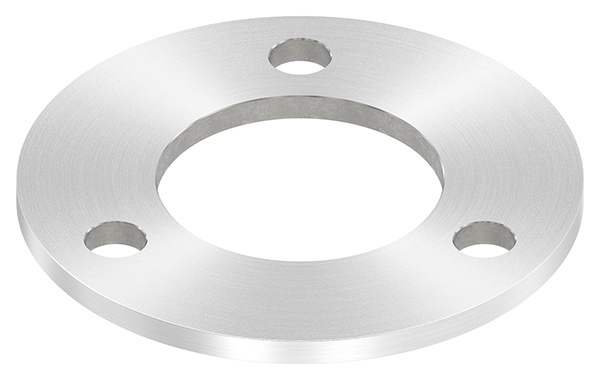 Ankerplatte Masse- 120x6 mm Rundschliff und Mittelbohrung V2A-11-2269R.4