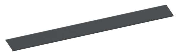 Vordachabdeckung Aluminium pulverbeschichtet L = 1805 mm RAL 7016-88-11VDE-AB-1800.7016