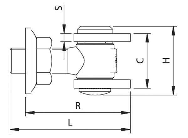 Torband M18 verstellbar schweissbar Stahl -roh- S235JR-30-3501.8