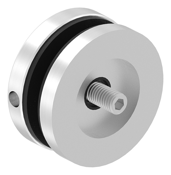BRENK-fix® Ober- und Unterteil Ø 52mm zu Glas-Halter- V2A-88-11BR-OT52.V2A