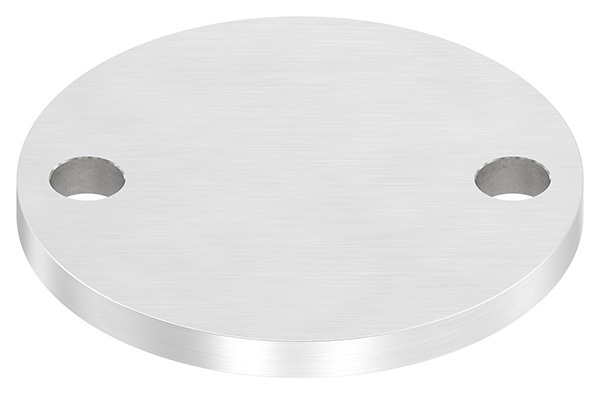 Ankerplatte Ø 100 x 8mm- mit Laengsschliff- V4A-88-1154105-V4A.8