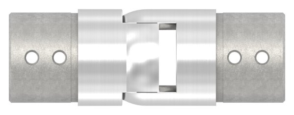 Verbinder flexibel - aufwaerts 25-55° - fuer Nutrohr Ø 42-4 mm - V2A-12-2307.4