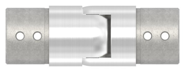 Verbinder flexibel - abwaerts 25-55° - fuer Nutrohr Ø 42-4 mm - V2A-12-2309.4