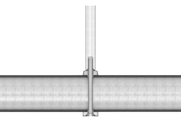 Ausgleichsstueck Edelstahl V2A fuer Rohr Ø 42-4 mm- Ø 18 mm- Bohrung Ø 7 mm-88-1151340-240.42