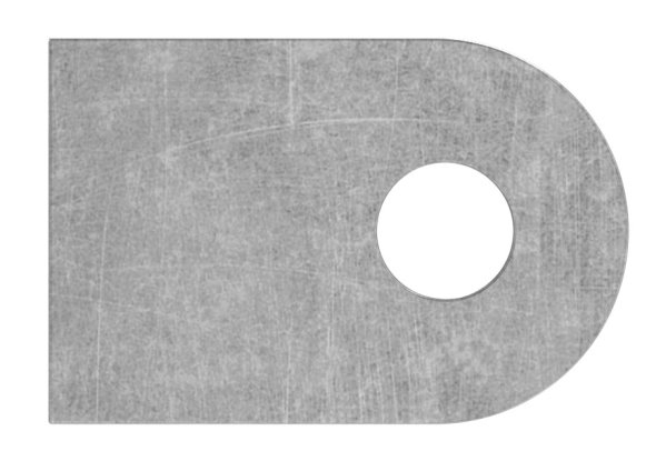 Anschweisslasche Stahl 30x20x5 mm Rundloch 7 mm-30-3555.8