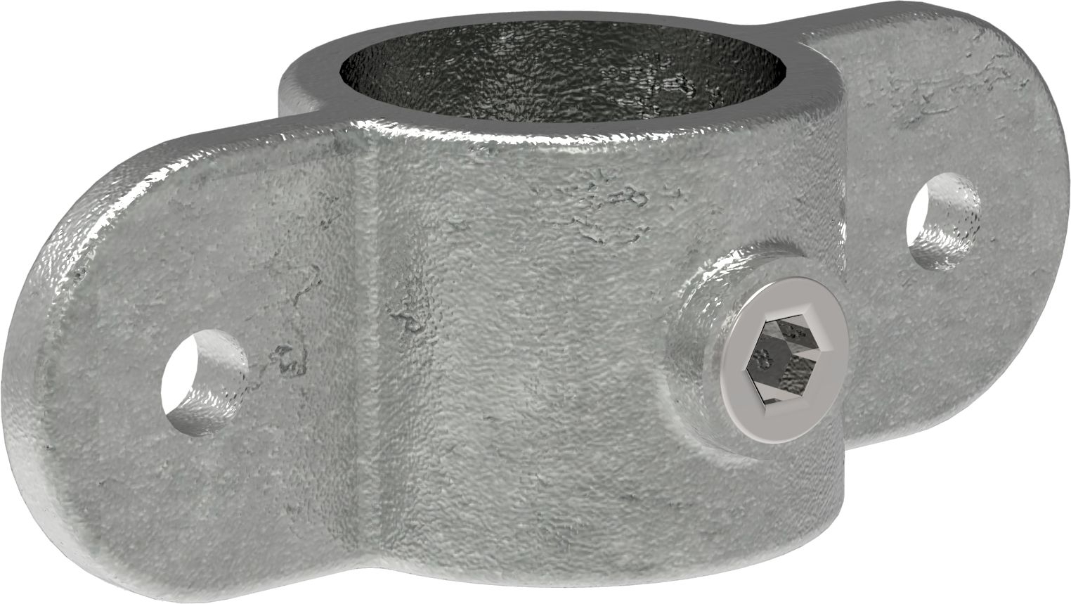 Rohrverbinder - Gelenkauge doppelt - 167M - 26-9 mm - 60-3 mm - 3-4- - 2- - Feuerverzinkt u. Elektrogalvanisiert-167M