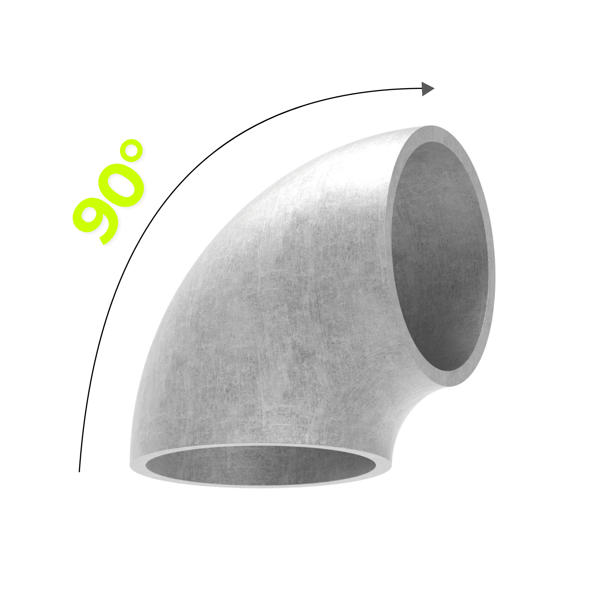 Kolana rurowe 90° typu 2 | Mały promień