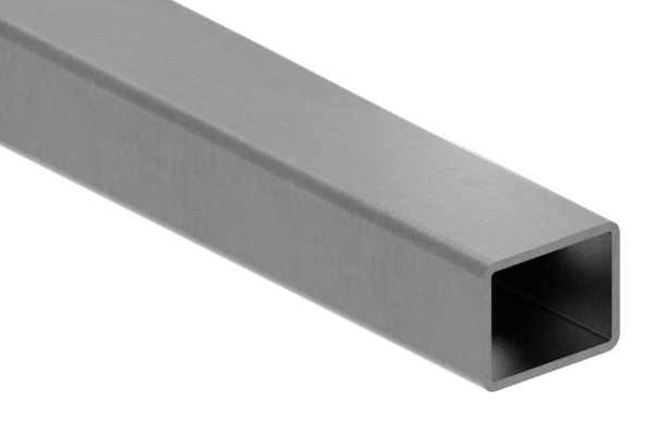 Rechteckrohr - Masse- 50x40x3 mm - Laenge- 6000 mm - Stahl S235JR- roh-30-2137.8