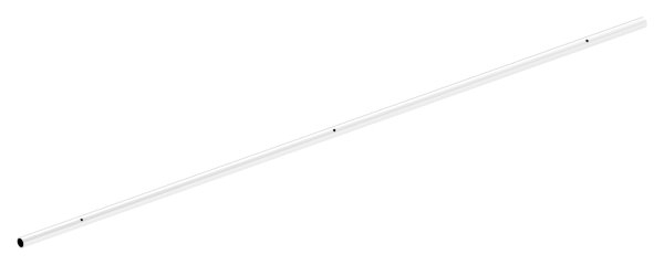 Laufschiene V2A 25 x 2 mm 1800 mm fuer Glasschiebetuer mit 3x M8 Gewinde-88-1160840-240.1800