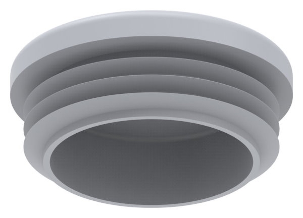 Einsteckkappe Kunststoff fuer Rohr Ø 42-4 mm- Wandstaerke 2-5–4-0 mm- grau-88-11177-43-3.G