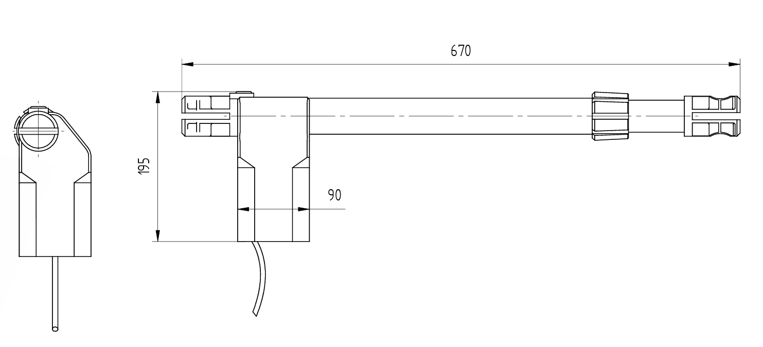 Fluegeltorantrieb rechts fuer Tore bis 3 m Fluegellnge und 120 kg Fluegelgewicht-89-11WING3020R-A.4