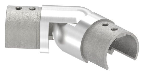 Gelenkverbinder Edelstahl V4A fuer Nutrohr Ø 42-4 mm 90-180° verstellbar-88-1160343.V4A