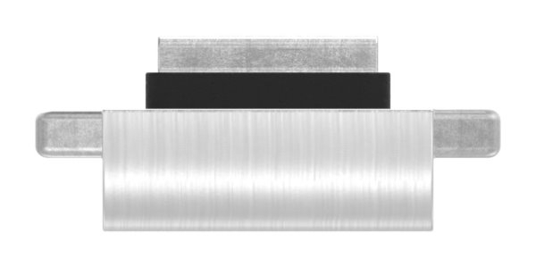Sicherungsboden Edelstahl V4A fuer Sichtschutz Endklemme Mod- 26-88-1126-EK-B.V4A