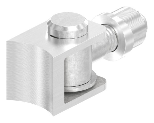 Torband Edelstahl V2A mit Gewindehuelse M12 fuer Rohr Ø 42-4 mm-88-11120-M12-VA.42