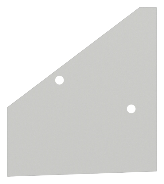 Endkappe links fuer eleganza canopy- RAL 7016-88-11VDE-EK-LI.7016