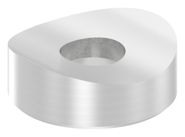 Ausgleichsstueck Edelstahl V2A Ø 18 mm fuer Rohr Ø 48-3 mm- Bohrung Ø 6-5 mm gesenkt-88-1151341-240.48