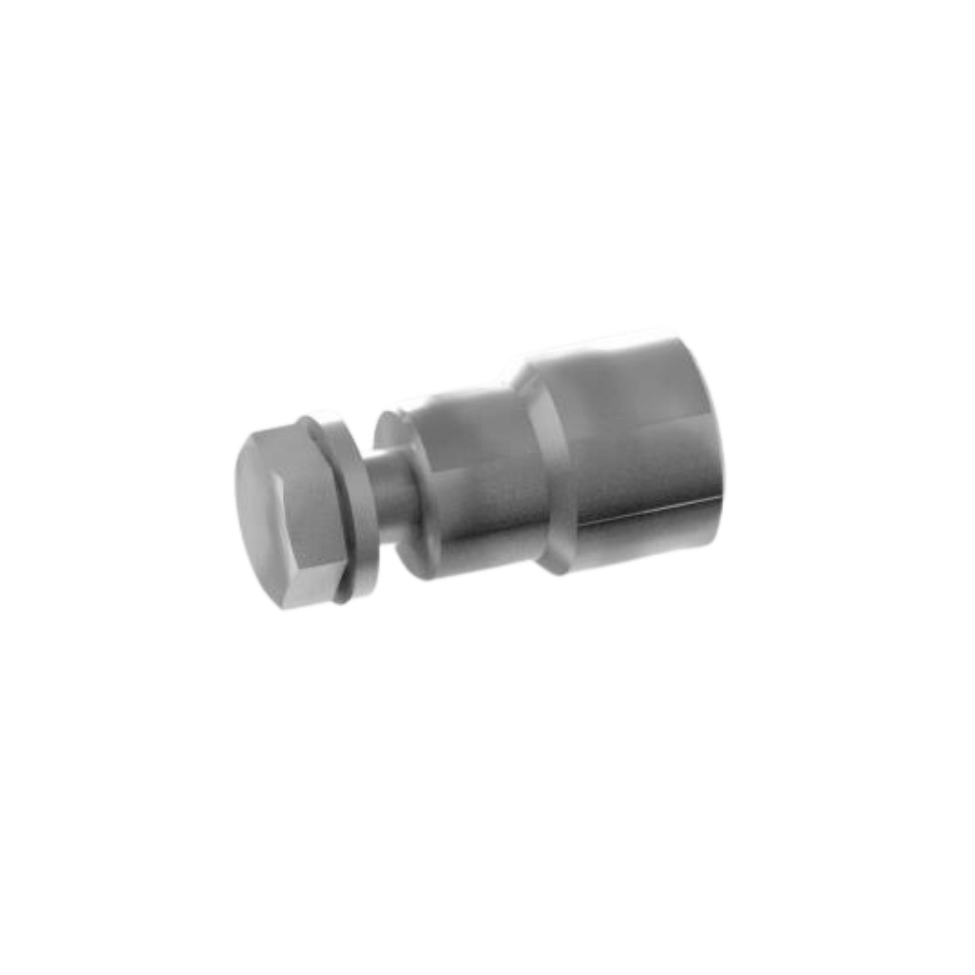Montagemutter fuer Zahnstange Edelstahl V2A Ø 20 mm L=25 mm roh-89-11H832-A.4