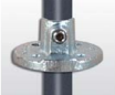 Rohrverbinder - Wandbefestigung rund mit Durhgangsbohrung- 131 - 21-3 mm - 60-3 mm - 1-2- - 2- - Feuerverzinkt u. Elektrogalvanisiert-131T