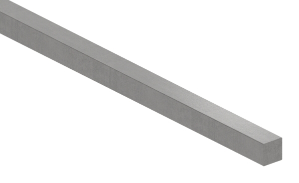 Vierkantmaterial - Masse- 14x14 mm - Laenge- 6000 mm - Stahl S235JR- roh-30-2151.8