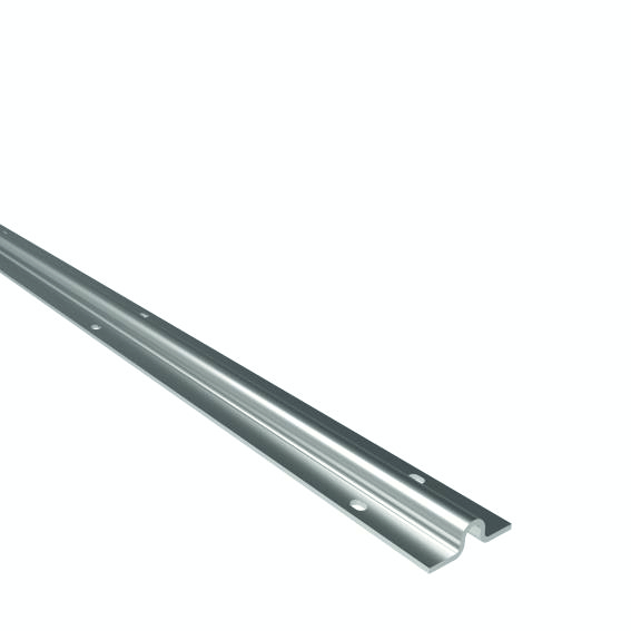 Bodenlaufschiene Stahl verzinkt 60 x 16 mm L=3000 mm U-Rille R8-89-11H39U3000-A.4
