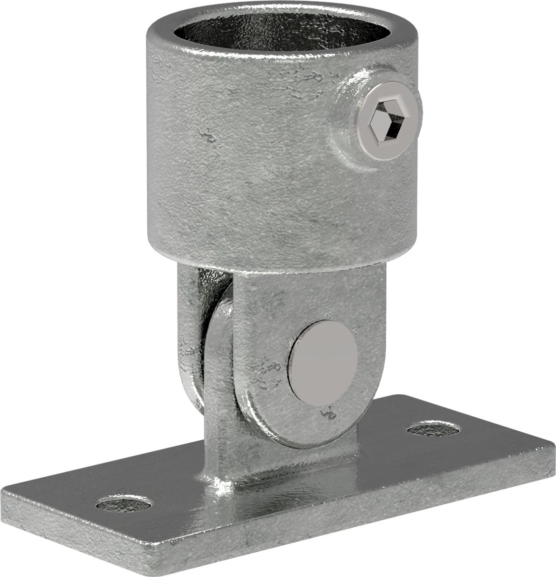 Rohrverbinder - Gelenkfuss - 169A27 - 26-9 mm - 3-4- - Feuerverzinkt u. Elektrogalvanisiert-169A27