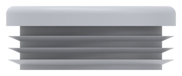 Einsteckkappe Kunststoff fuer Rohr Ø 42-4 mm- Wandstaerke 1-0–2-0 mm- grau-88-11177-43.G