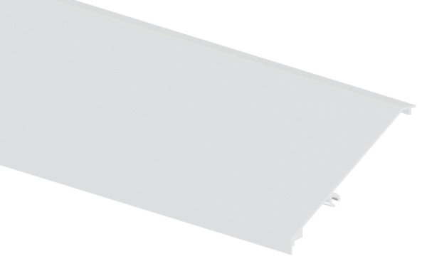 Abdeckung Aluminium L = 6000 mm roh fuer Vordach-Profil eleganza canopy-88-11VDE-AB-6000.ROH